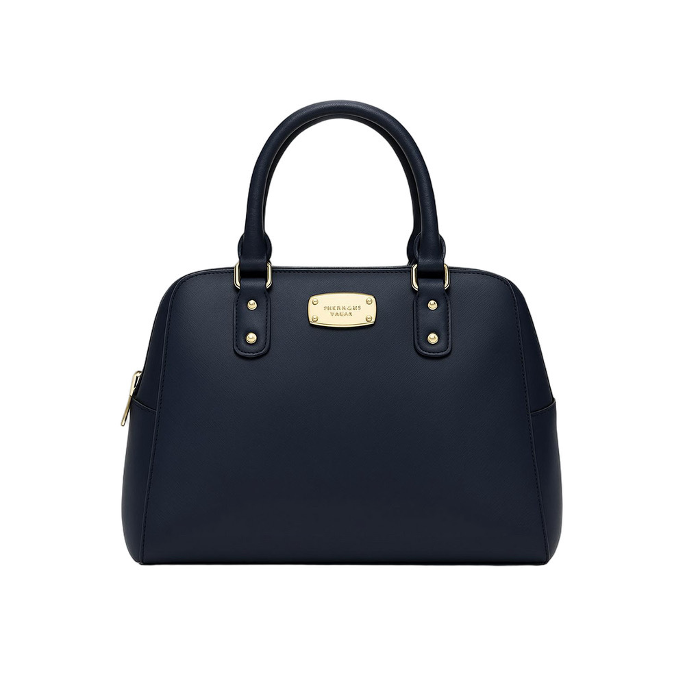 Michael Kors Navy Saffiano Leather Navy CrossBody Tote Purse